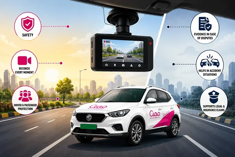 benefits of dash cam recording in cab services
